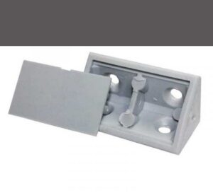 Կահույքի անկյուն մեծ 4 անցք մոխրագույն (200 հատ)