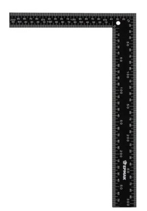 Քանոն անկյունային սև 200*300 (5284*)