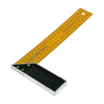 Քանոն անկյունային դեղին 50սմ (1110673)